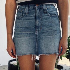 Madewell Jean Skirt